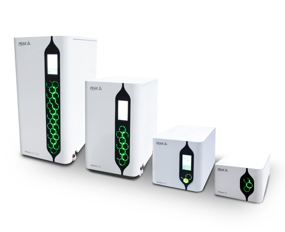 The Intura series of hydrogen, nitrogen and zero air gas generators